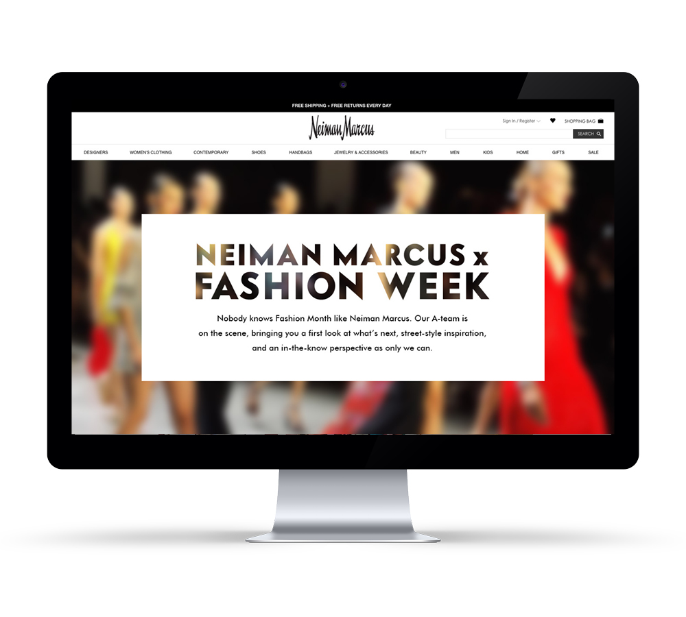 Fashion Week, Web Design, Jessica Oviedo